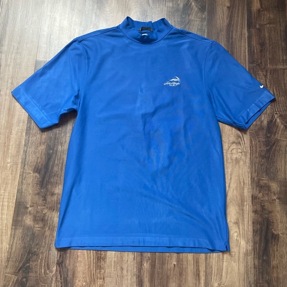 Nike | Shirts | Vintage Nike Golf Mock Neck Polo | Poshmark